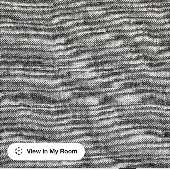 Pebble Grey Linen Blackout Window Curtain Panel 52"x96" - Picture 3 of 3